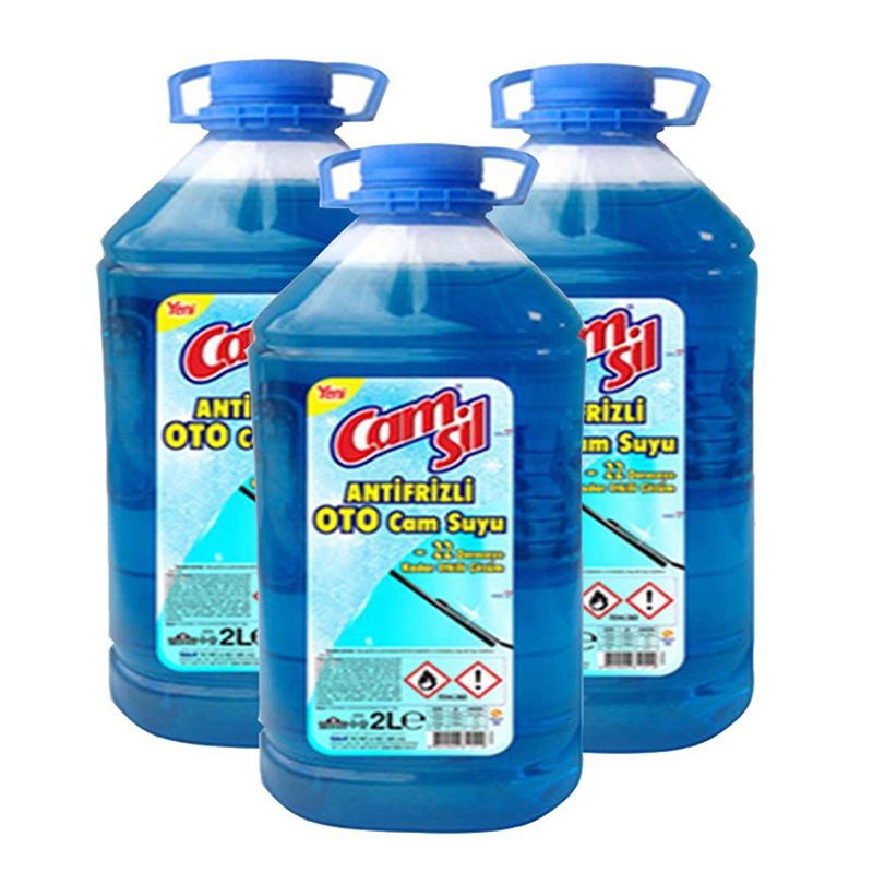 Camsil Antifirizli Oto Cam Suyu 2 Lt X 3'lü Paket