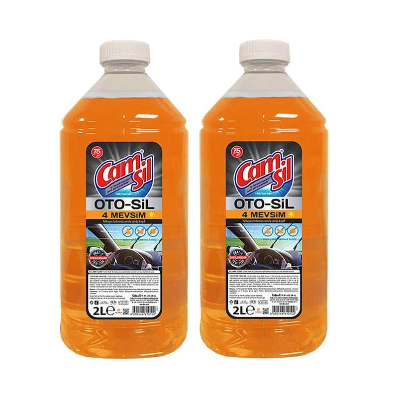 Camsil Oto-Sil 4 Mevsim Cam suyu 2 Lt x 2 Adet