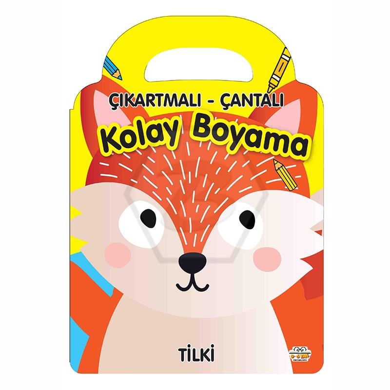 Çıkartmalı Çantalı Kolay Boyama Tilki 0-6 Yaş Yayınları