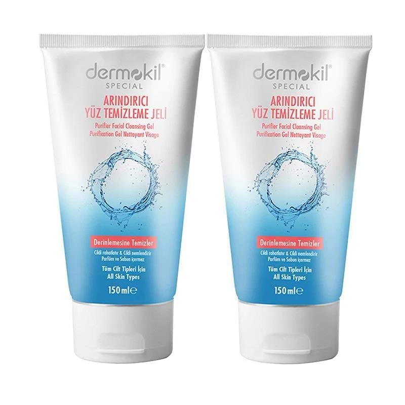 Dermokil Arındırıcı Yüz Temizleme Jeli 150 ml x 2 Adet