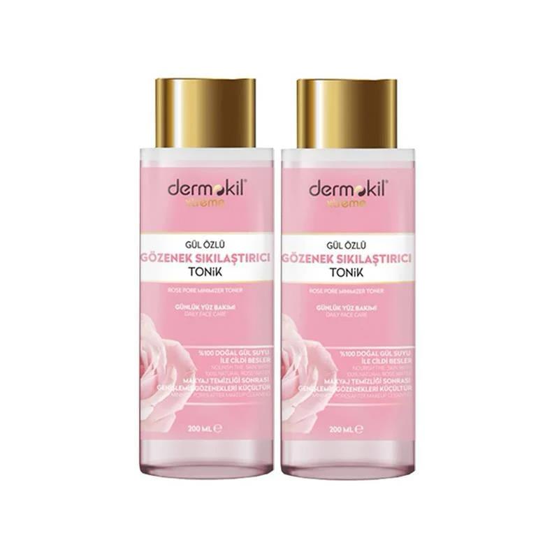 Dermokil Gül Özlü Gözenek Sıkılaştırıcı Tonik 200 ml x 2 Adet