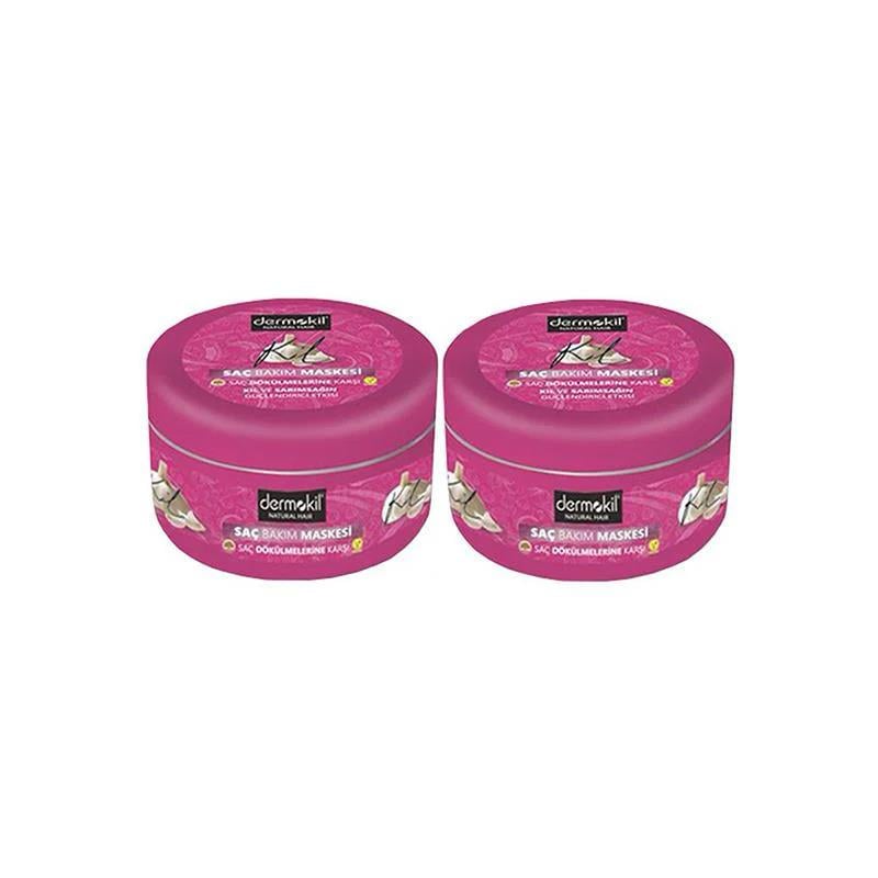 Dermokil Vegan Kil ve Sarımsak Saç Bakım Maskesi 300 ml x 2 Adet
