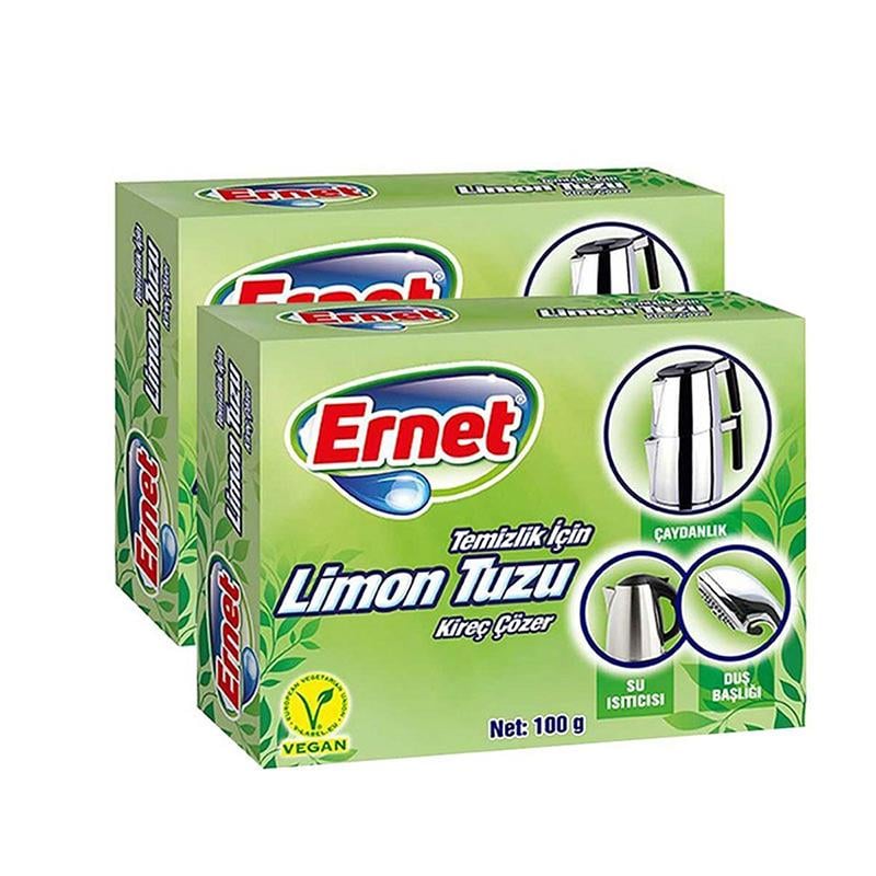 Ernet Temizlik İçin Limon Tuzu 100 Gr X 2'li Paket