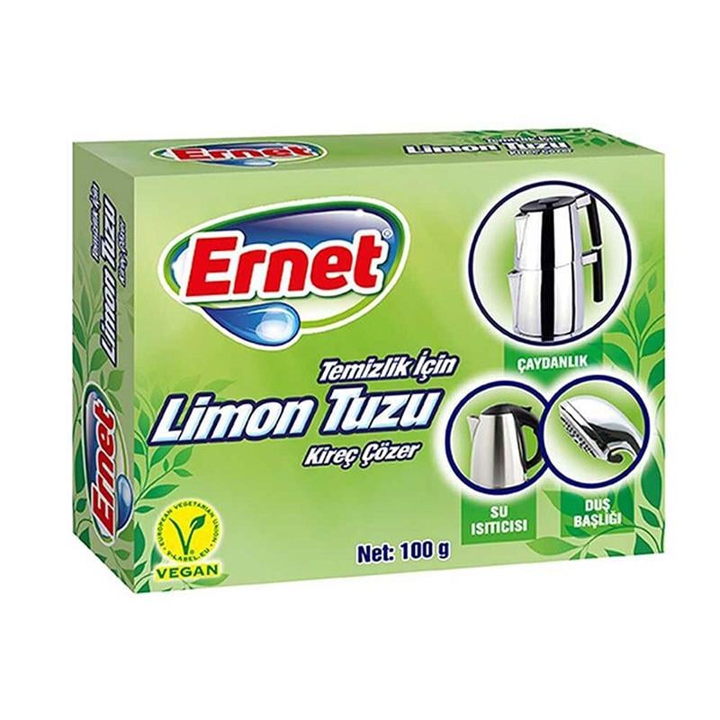 Ernet Temizlik İçin Limon Tuzu 100 Gr