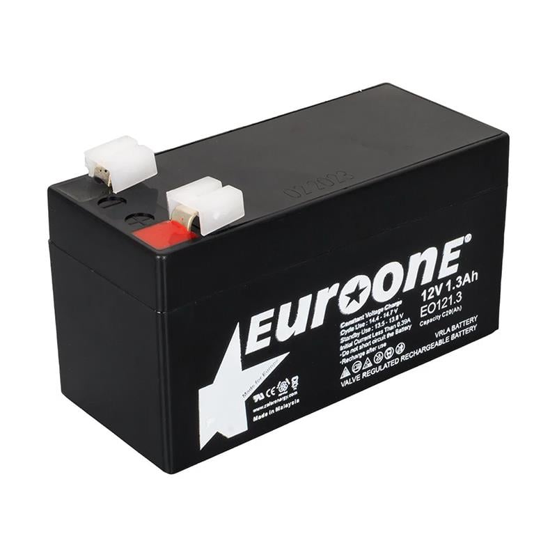 Euroone EO121.3 12 Volt 1.3 Amper Bakımsız Kuru AGM Akü