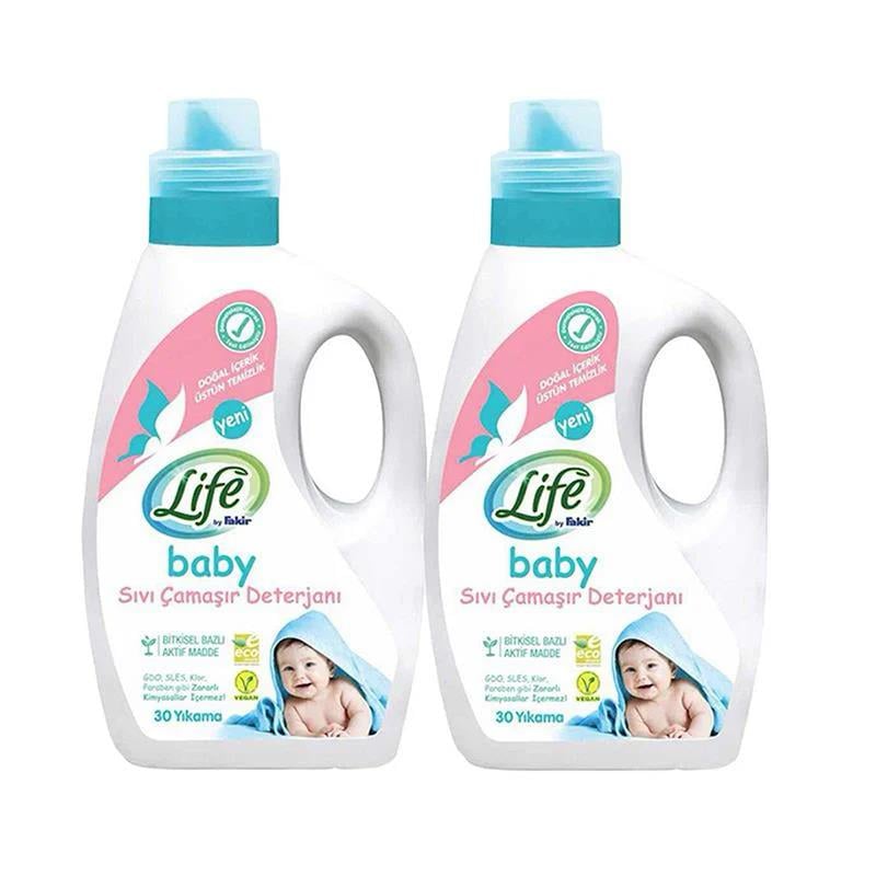 Fakir Life By Baby Sıvı Çamaşır Deterjanı 1,5 Lt x 2'li Paket