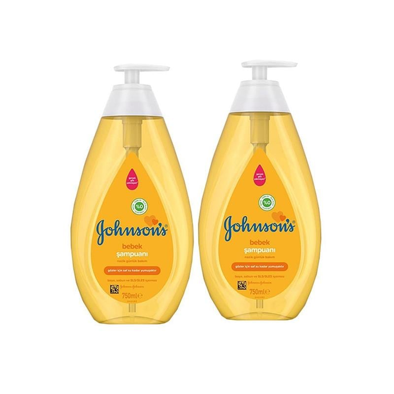 Johnson's Baby Bebe Şampuanı 750 ml 2 Li Paket