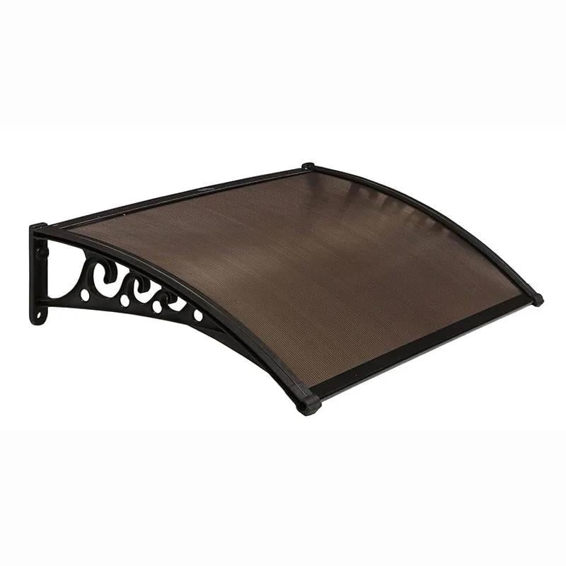 Kapı Üstü Lüx Seri Pratik Sundurma 100 X 120 Siyah