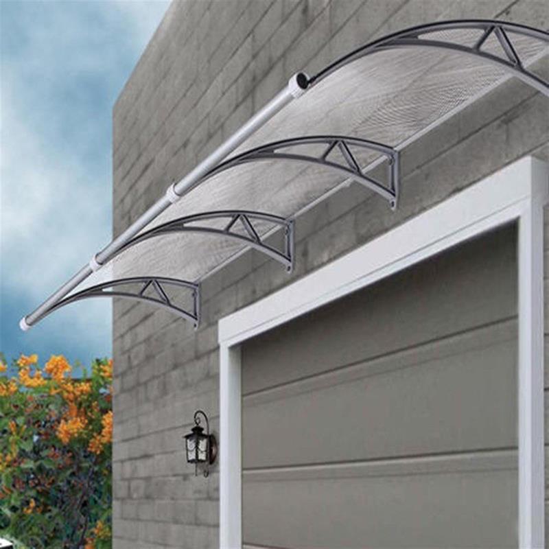 Kapı Üstü Pratik Sundurma Standart Seri 600 X 600 cm Gri