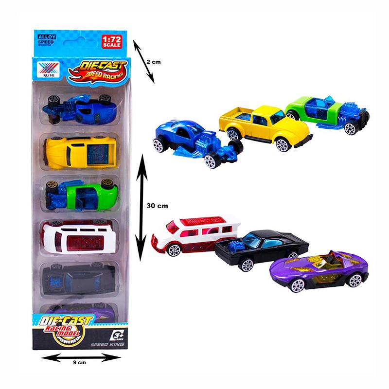 Kızılkaya K101A33 Kutuda 6 Lı Die-Cast Model Arabalar