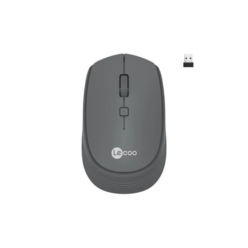 Lenovo Lecoo WS202 Kablosuz 1600DPI 4 Tuşlu Optik Mouse Gri