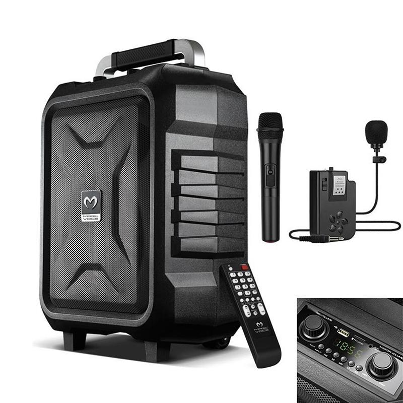 Magicvoice MV-2015 Max 300W USB-SD-BT Siyah 1E-1Y Mikrofonlu Aktif Hoparlör