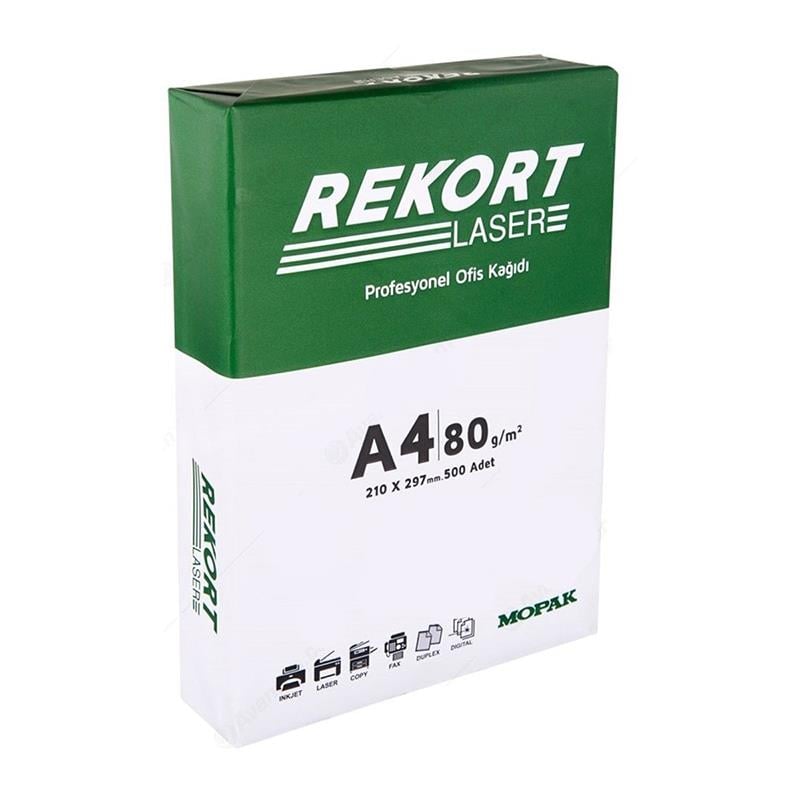 Mopak Fotokopi Kağıdı 80 Gr A4 Rekort 1 Paket