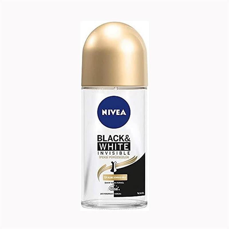 Nivea Invisible Black & White İpeksi Pürüzsüzlük Kadın Deodorant Roll-on 50 ml