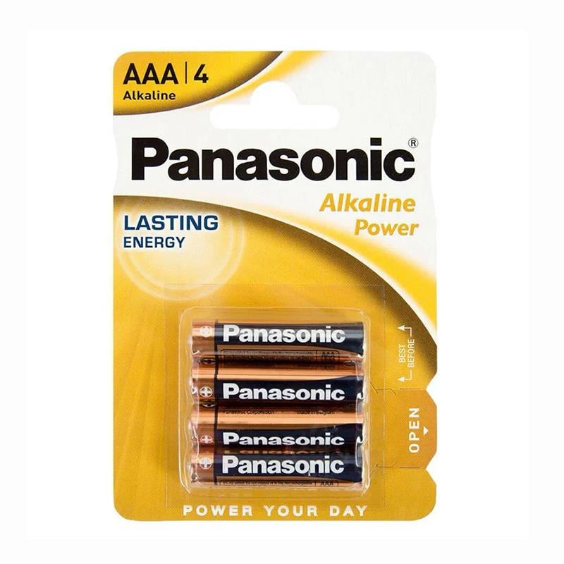 Panasonic LR03 Alkalin 1.5 Volt Power AAA 4'lü İnce Kalem Pil
