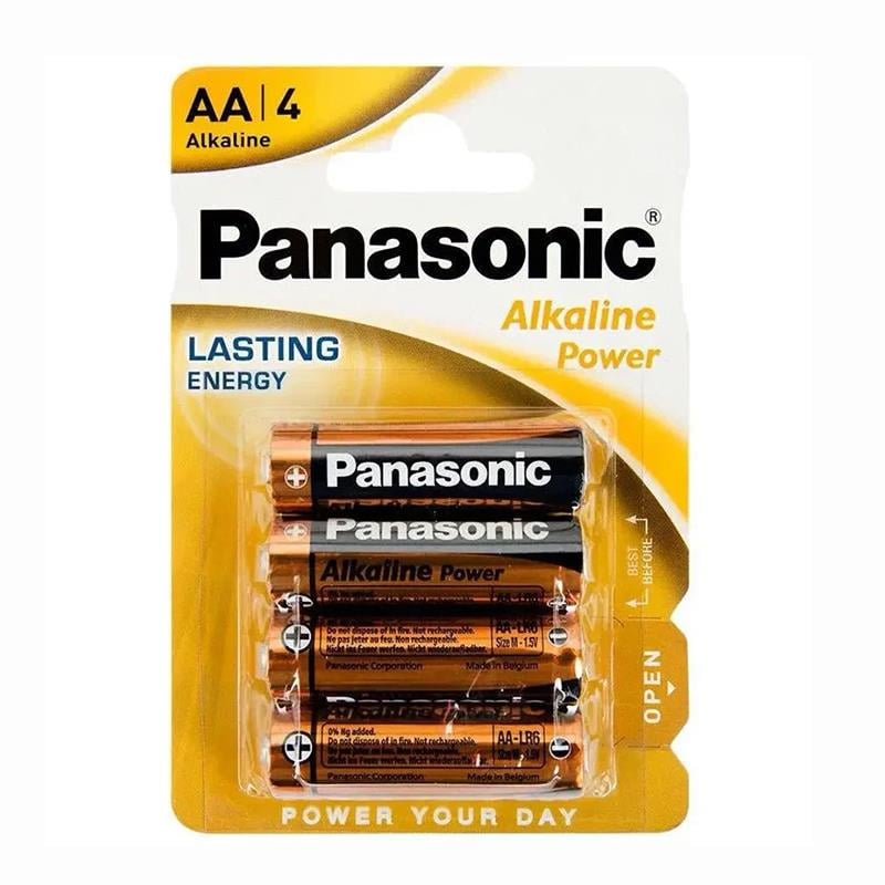 Panasonic LR06 Alkalin 1.5 Volt Power AA 4'Lü Kalem Pil