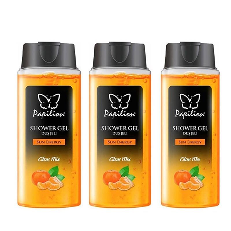 Papilion Duş Jeli Güneş Enerjisi 400 ml x 3'lü Paket