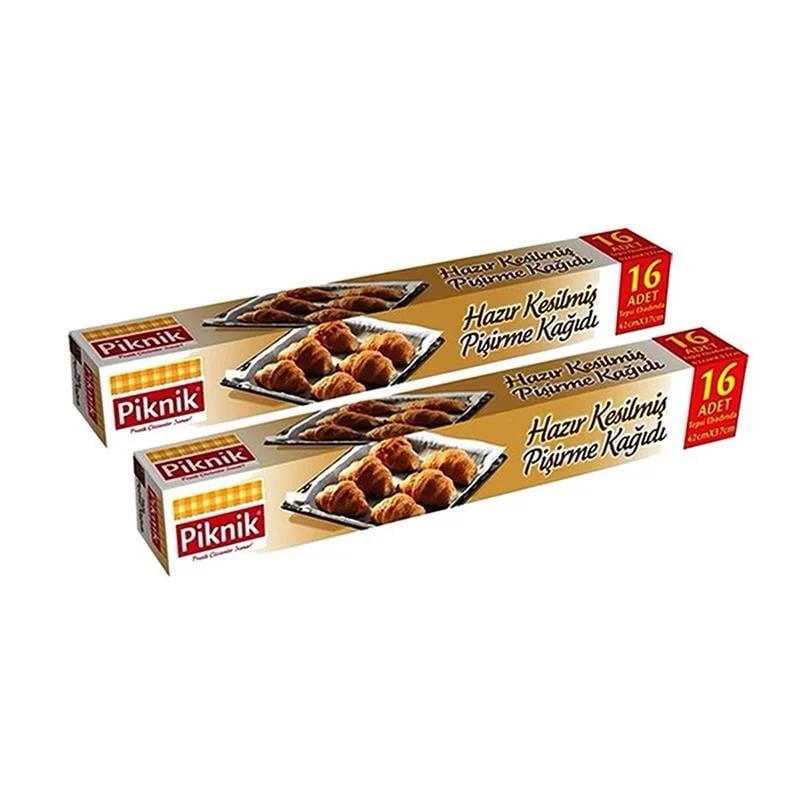 Piknik P-1455 Pişirme Kağıdı Hazır Kesimli 16 Adet 2 Li Paket