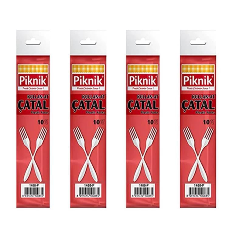 Piknik P-1488 Plastik Çatal 40'lı Paket