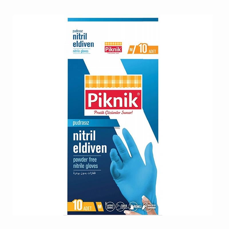 Piknik P-1576 Nitril Eldiven 10'lu Medium