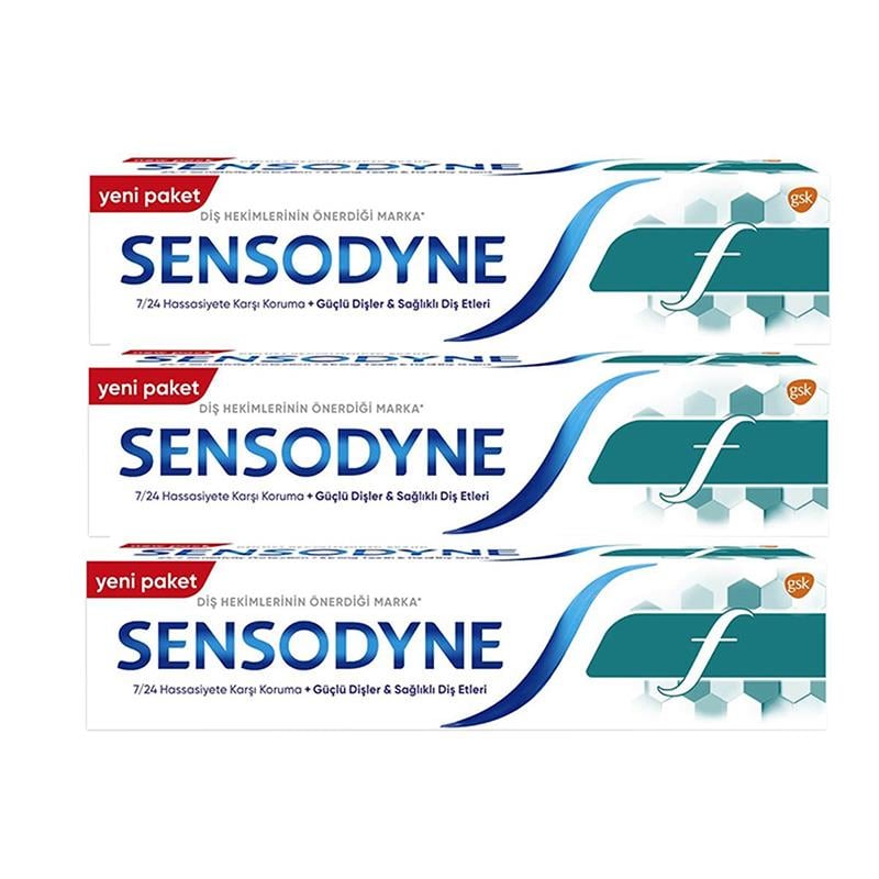 Sensodyne Diş Macunu Florürlü 100 ml x 3 Adet