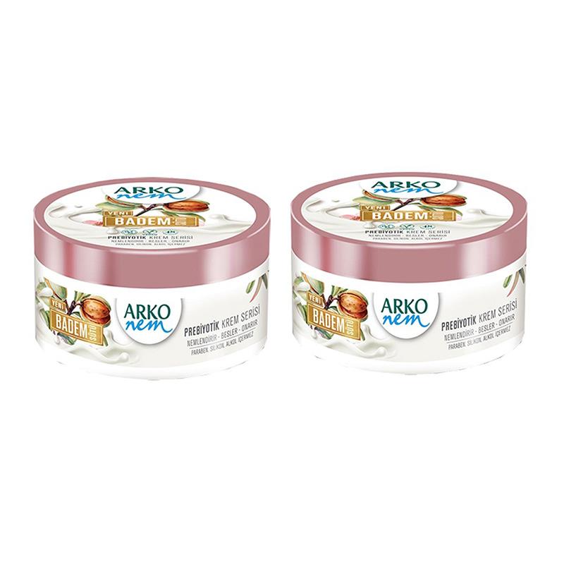 Arko Nem Krem Prebiyotik Badem Sütü 250 ml x 2 Adet