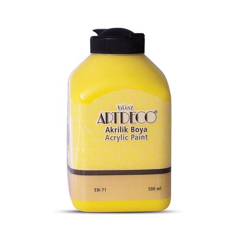 Artdeco Y-070L-3601 Akrilik Boya 500 ml Sarı