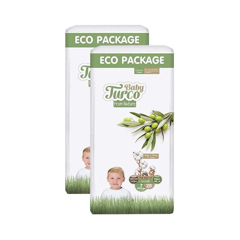 Baby Turco Doğadan 7 Beden XX Large 28x2 56 Adet Bebek Bezi