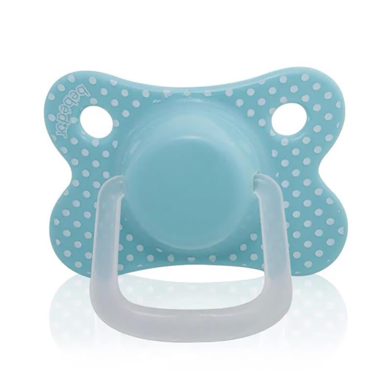 Bebedor B-141 Retro Yassı Uç Silikon Emzik 0-6 Ay No:1 Turkuaz