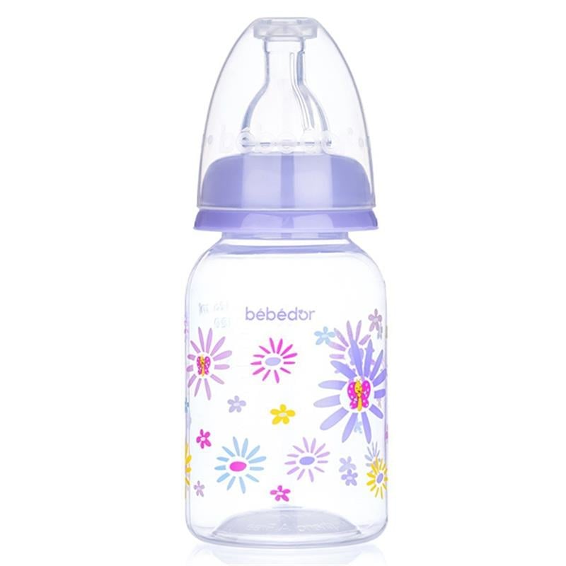 Bebedor B-23302 Desenli PP Biberon 125 ml Mor