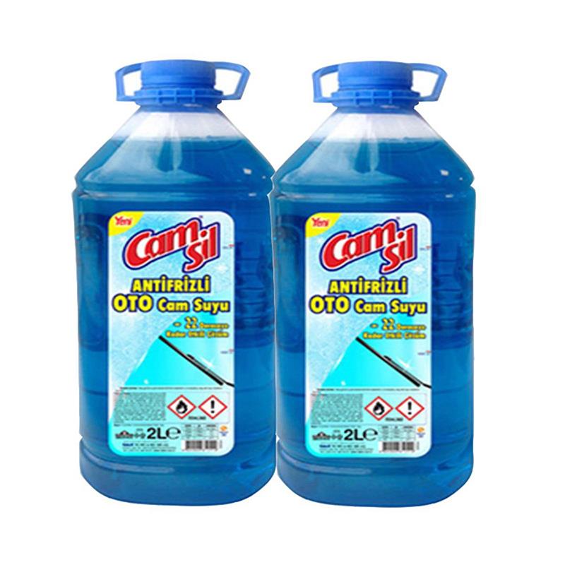 Camsil Antifirizli Oto Cam Suyu 2 Lt X 2'li Paket
