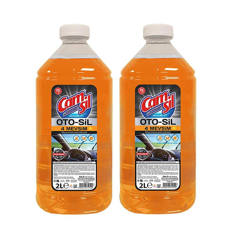 Camsil Oto-Sil 4 Mevsim Cam suyu 2 Lt x 2 Adet