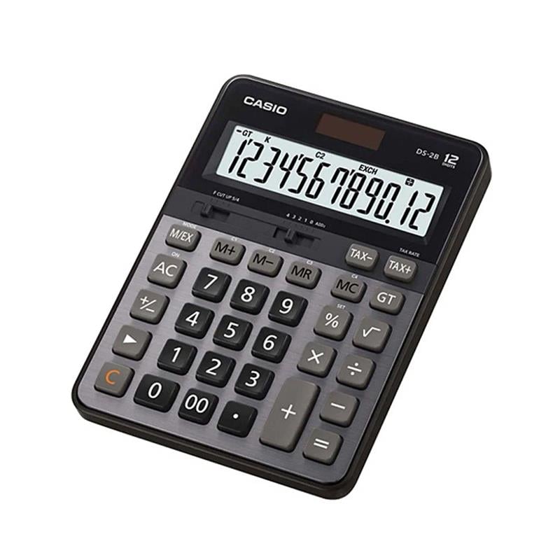 Casio DS-2B Vergi ve Döviz Fonksiyonlu 12 Haneli Profesyonel Hesap Makinesi