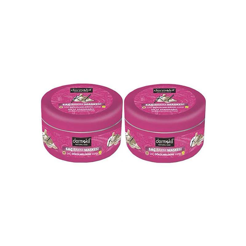 Dermokil Vegan Kil ve Sarımsak Saç Bakım Maskesi 300 ml x 2 Adet
