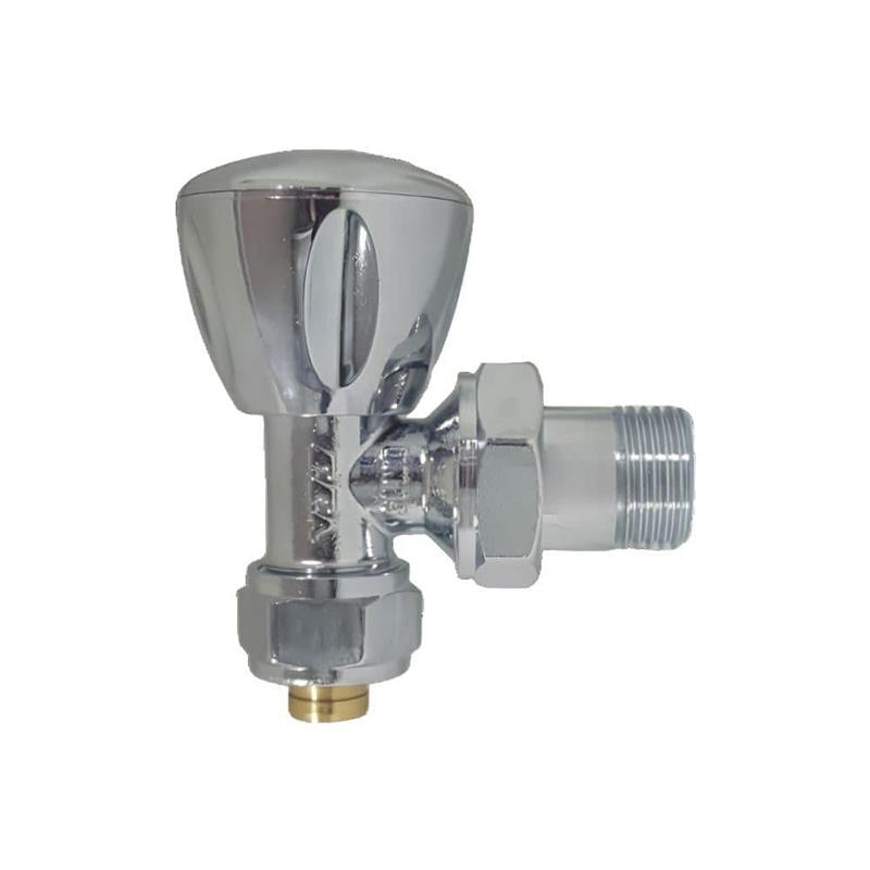 Eca RV3 Krom Köşe Radyatör Vanası - PEX - 1/2*16 mm