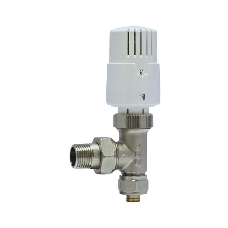 Eca TRV4 Termostatik Köşe Radyatör Vanası Pex-al Boru Bağlantılı