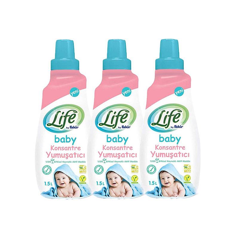 Fakir Life By Baby Konsantre Yumuşatıcı 1,5 Lt x 3'lü Paket