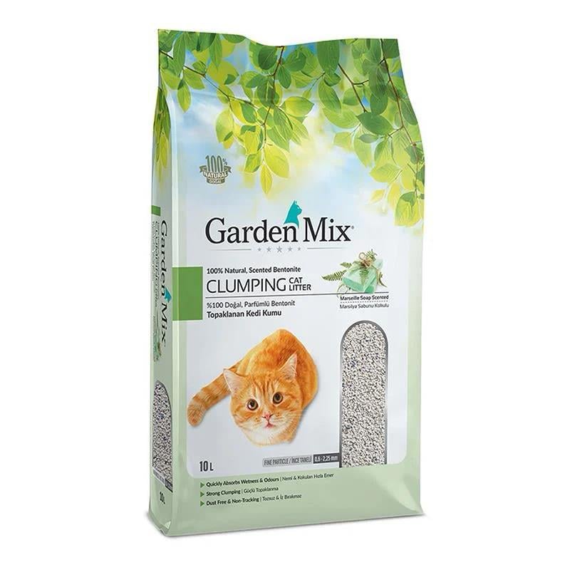 Gardenmix Bentonit Marsilya Sabunu Kalın Taneli Kedi Kumu 10 Lt