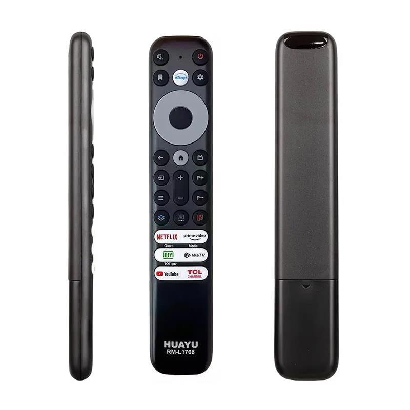 Huayu Tcl RM-L1768 - RC902V - RMR1 Netflix-Prime Video-Guard-Media-Youtube Tuşlu Ses Komutsuz Lcd Led Tv Kumandası