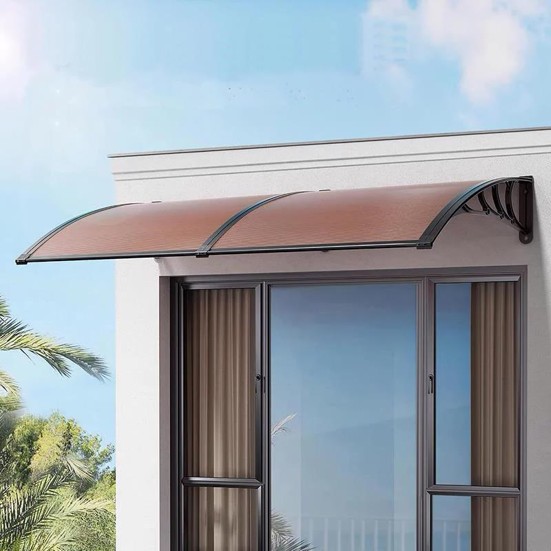 Kapı Üstü Lüx Seri Pratik Sundurma 100 X 150 Kahverengi