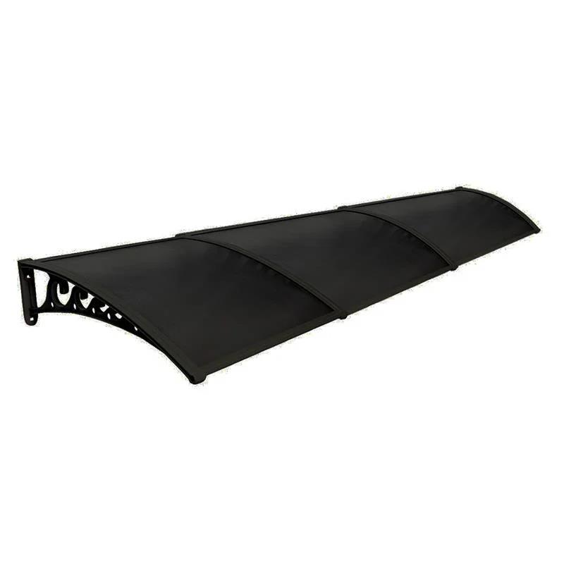 Kapı Üstü Lüx Seri Pratik Sundurma 100 X 360 Siyah