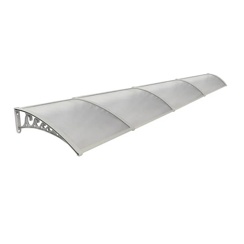 Kapı Üstü Lüx Seri Pratik Sundurma 100 X 480 Gri