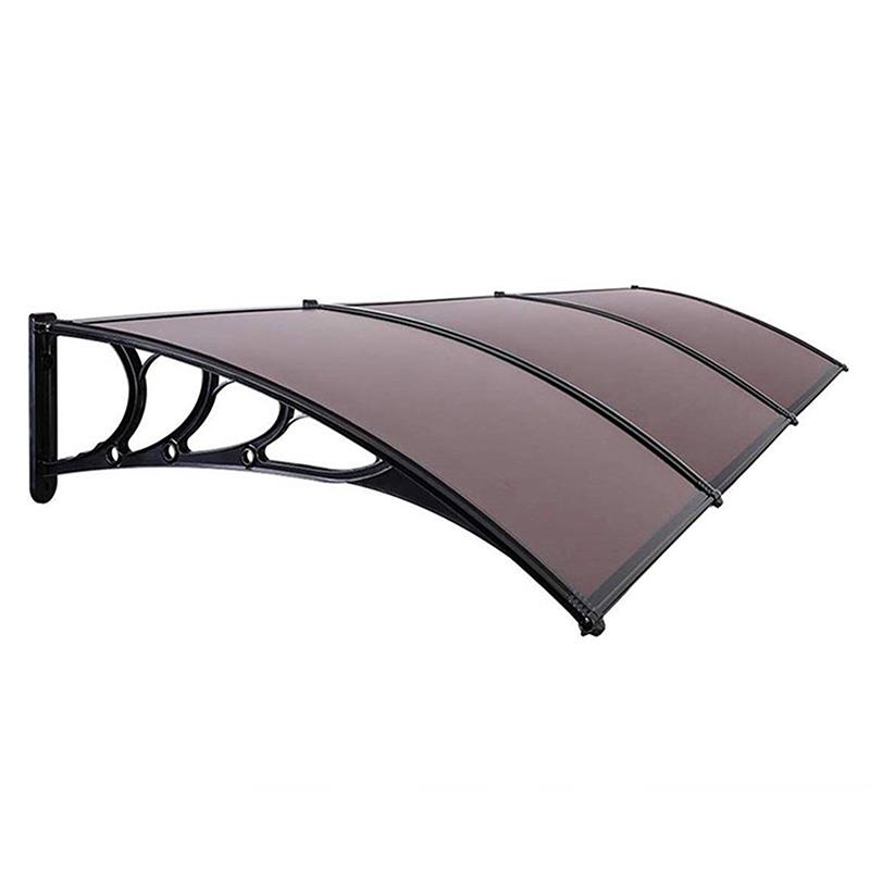 Kapı Üstü Pratik Sundurma Standart Seri 100 X 600 cm Siyah