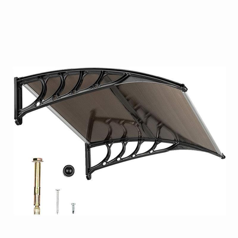 Kapı Üstü Pratik Sundurma Standart Seri 80 X 120 cm Siyah