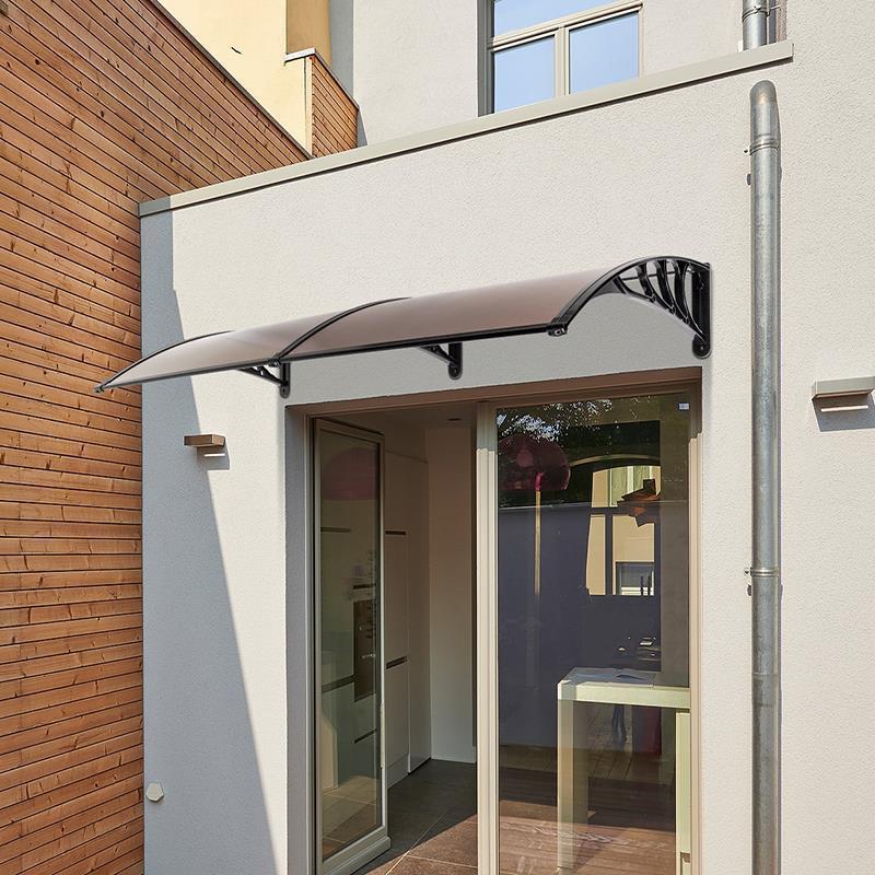 Kapı Üstü Pratik Sundurma Standart Seri 100 X 200 cm Siyah