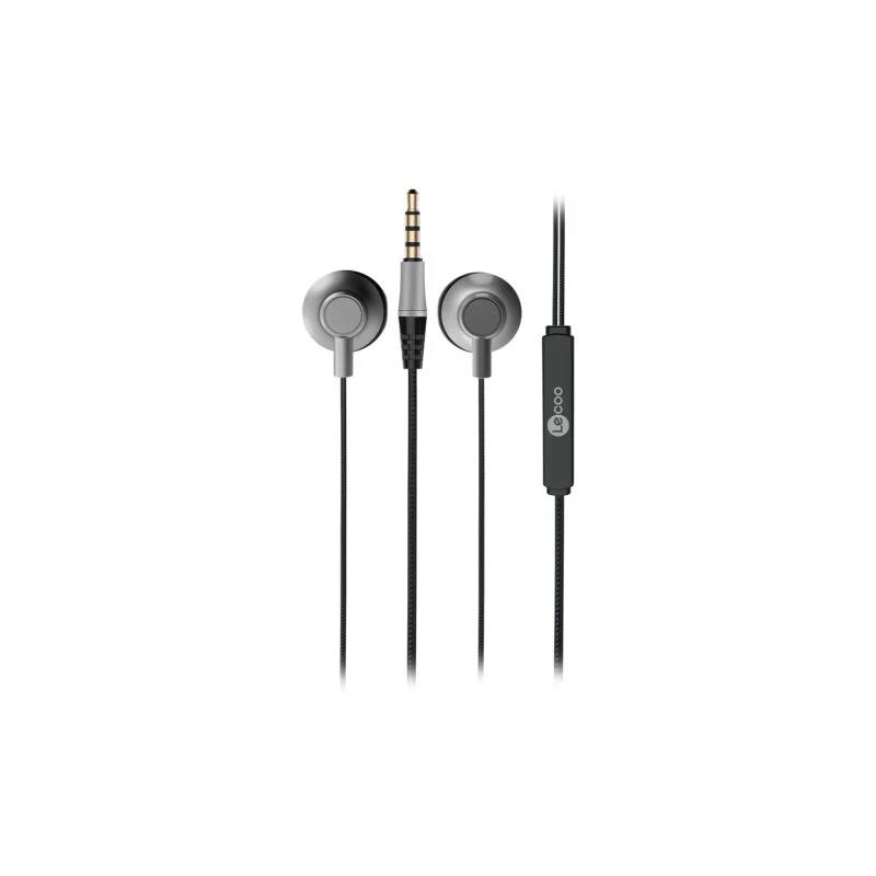 Lenovo Lecoo EH101 Kablolu 3.5mm Jacklı Kulak İçi Mikrofonlu Kulaklık Siyah