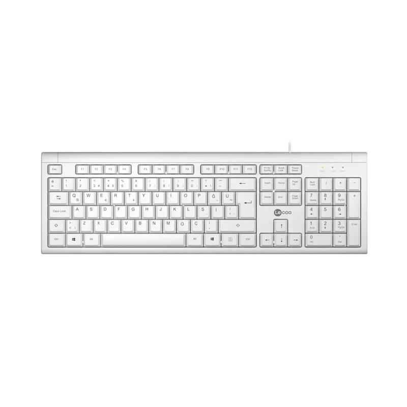 Lenovo Lecoo KB101 Beyaz Kablolu Klavye
