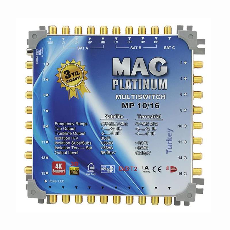 Mag Platinum 10-16 Sonlu Uydu Santrali