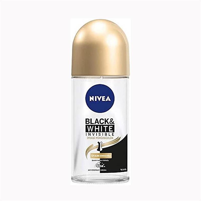 Nivea Invisible Black & White İpeksi Pürüzsüzlük Kadın Deodorant Roll-on 50 ml
