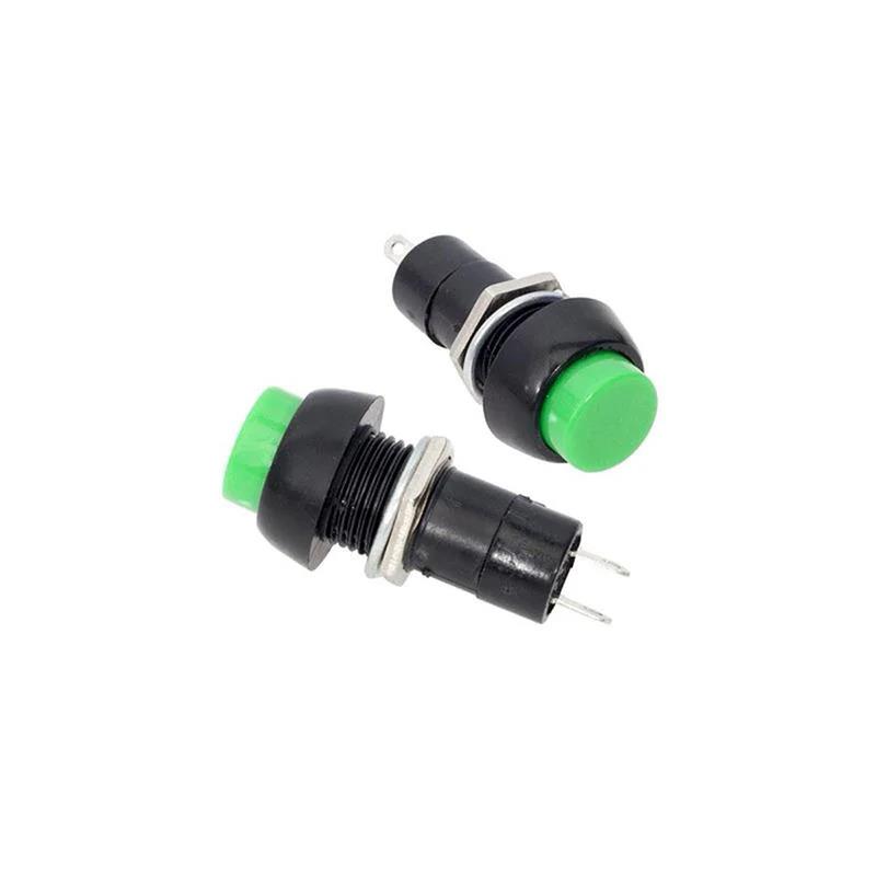 Oem Buton Anahtar PBS-11A-B Yeşil Yuvarlak Basmalı